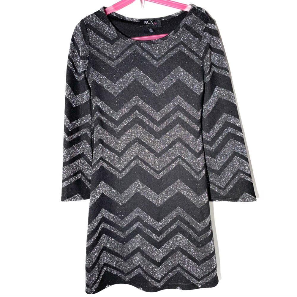 BCX Girls Black Dress Size S (7-8)